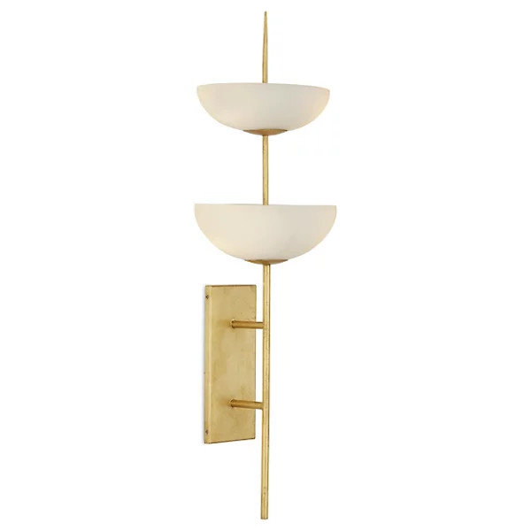 Follett Wall Sconce (Contemporary Gold Leaf) - OPEN BOX | Lumens