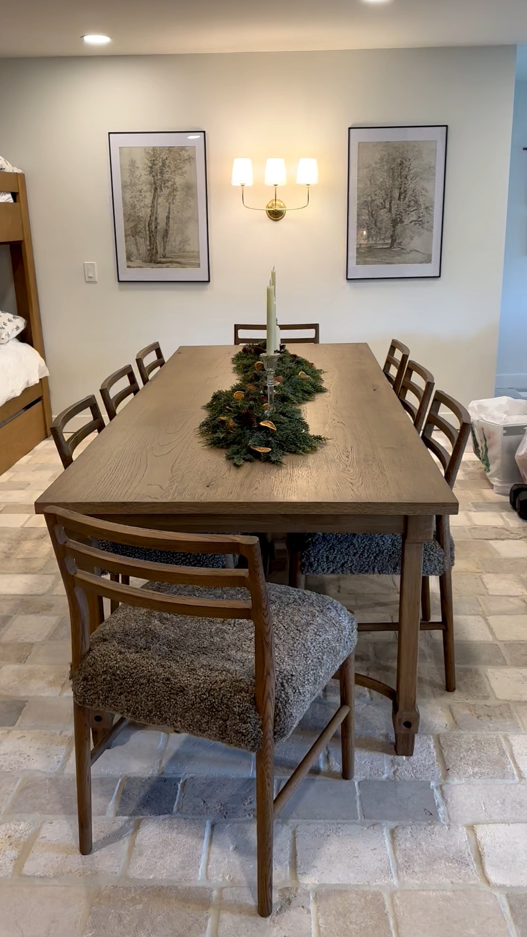To say I love this table is an understatement!! It had drawers in it to keep napkins and coasters and anything else you can dream of. The color is a beautiful medium oak. I love it so much!! These chairs are so wide and cozy. The Sherpa is a dream  

#LTKHome #LTKHoliday #LTKGiftGuide
