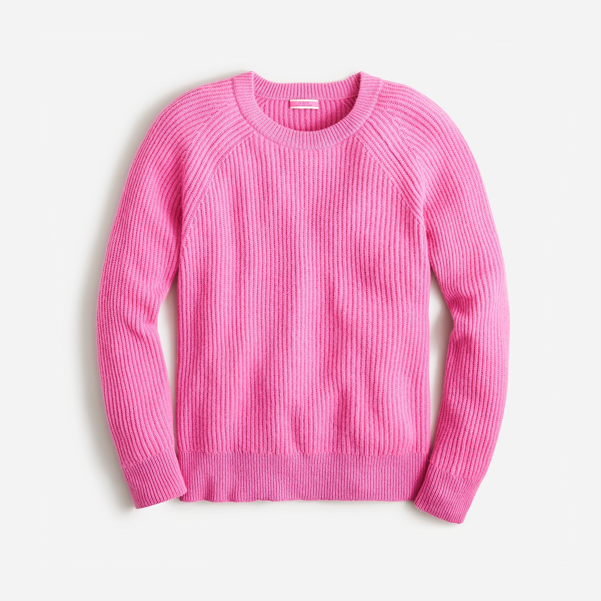 Ribbed cashmere oversized crewneck sweater | J. Crew US