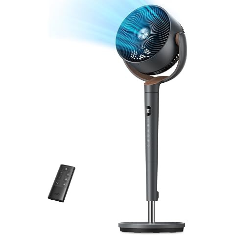 DREO Fan for Bedroom, 2026 Upgraded, 90ft Airflow, 20dB Quiet Fan, 90° Oscillating Standing Fan ... | Amazon (US)