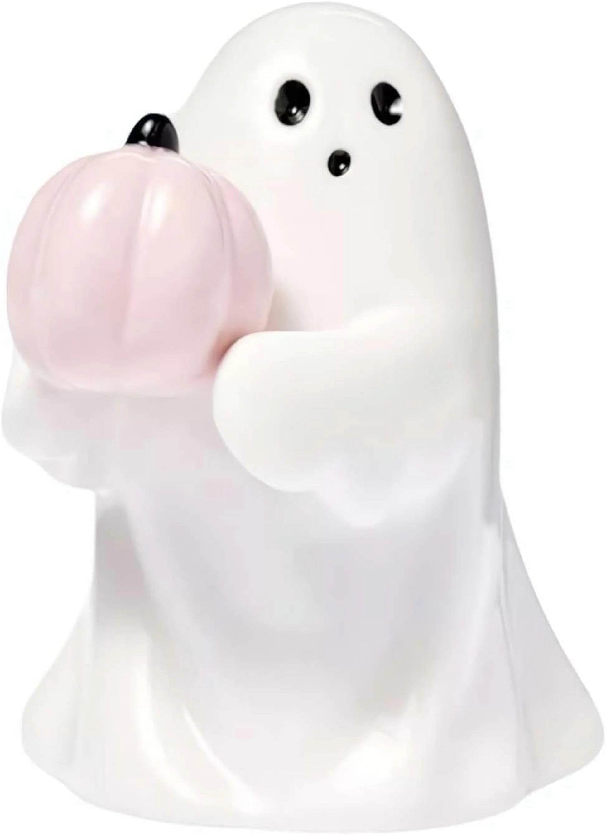 Ghost Hold Pumpkin Figurines,Halloween Ghost Decorations Figurine,Cute Ghost with Bat Spooky Stat... | Walmart (US)