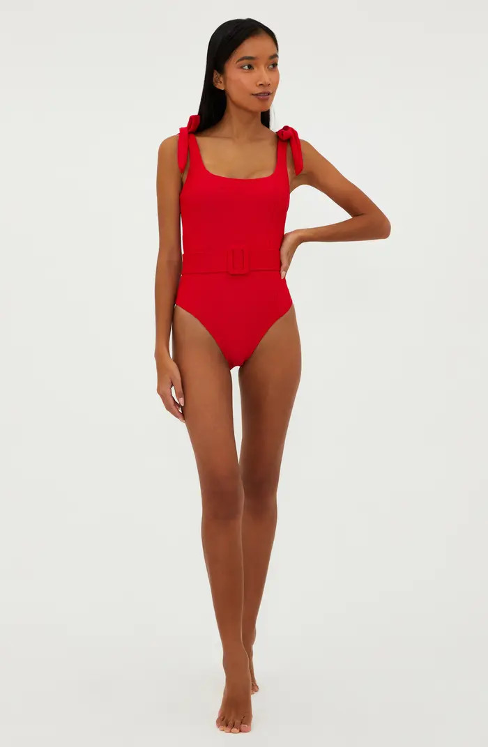 Sydney Belted One-Piece Swimsuit | Nordstrom
