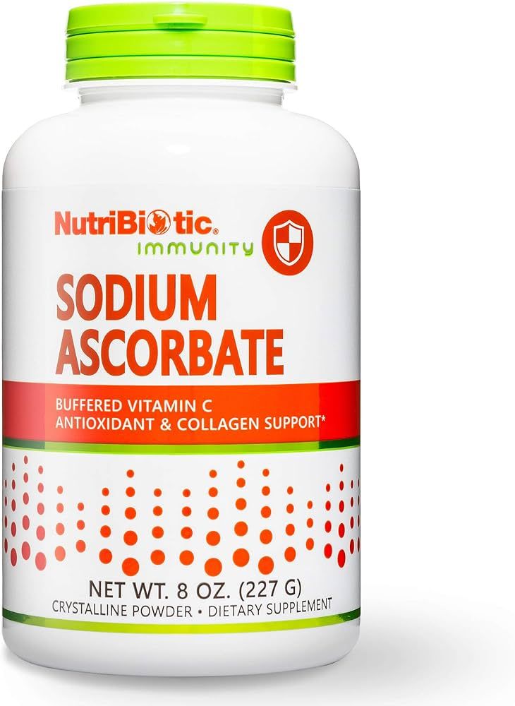NutriBiotic - Sodium Ascorbate Buffered Vitamin C Powder, 8 Oz | Vegan, Non Acidic & Easier on Di... | Amazon (US)