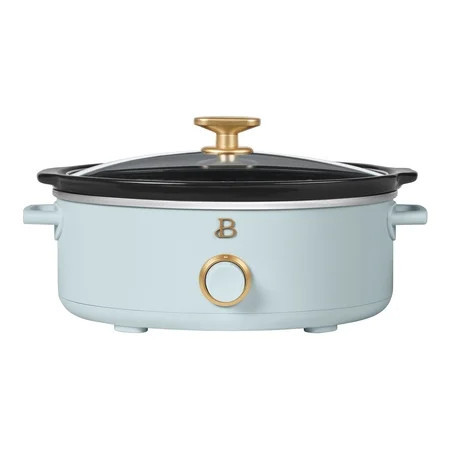 Beautiful 2.5 Qt Dip and Serve Manual Slow Cooker, Hydrangea by Drew Barrymore | Walmart (US)