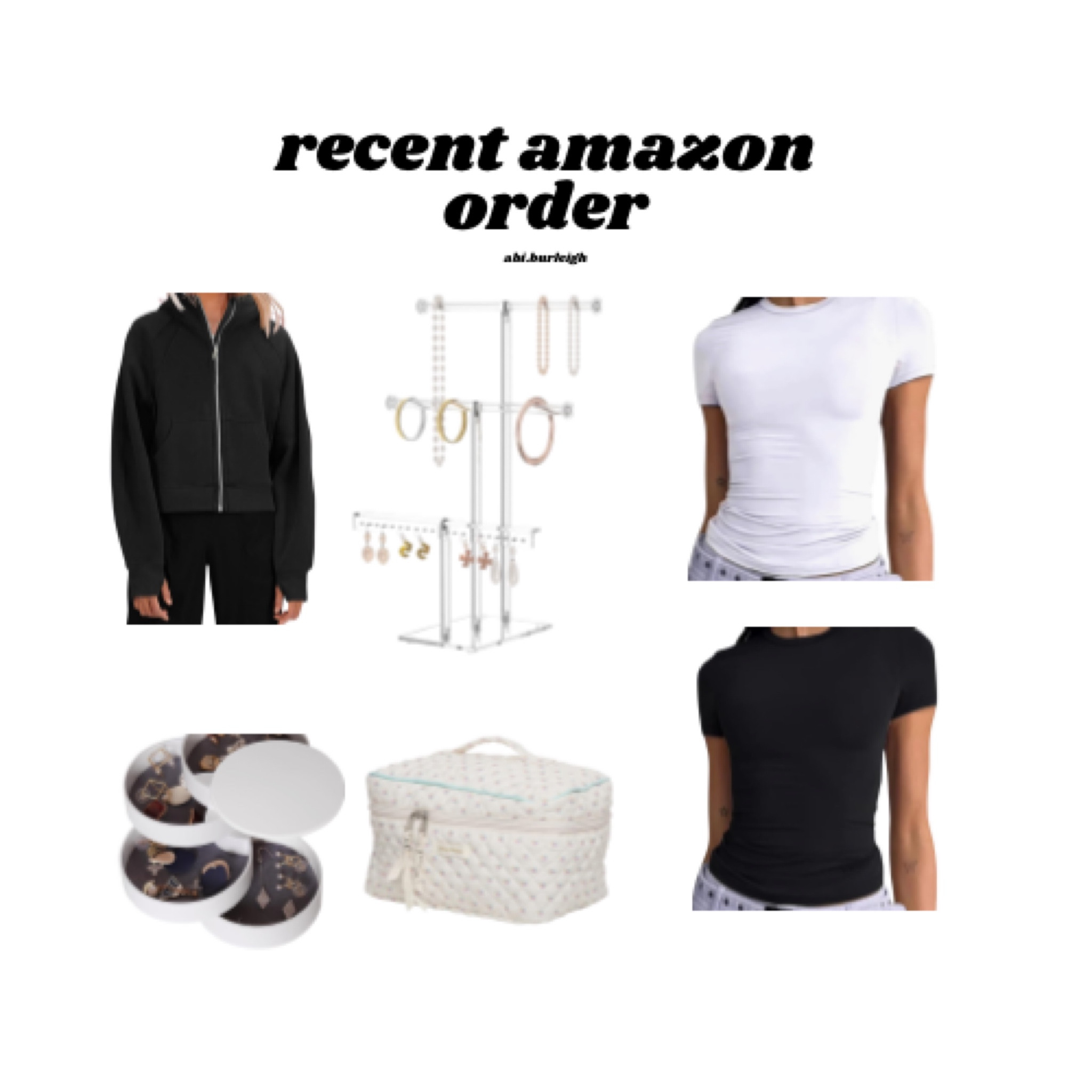 recent amazon order🤍✨

#amazon #amazonblackfriday #amazonfashion #jewelry #trending #lululemoninspired 

#LTKfindsunder50 #LTKstyletip #LTKSeasonal