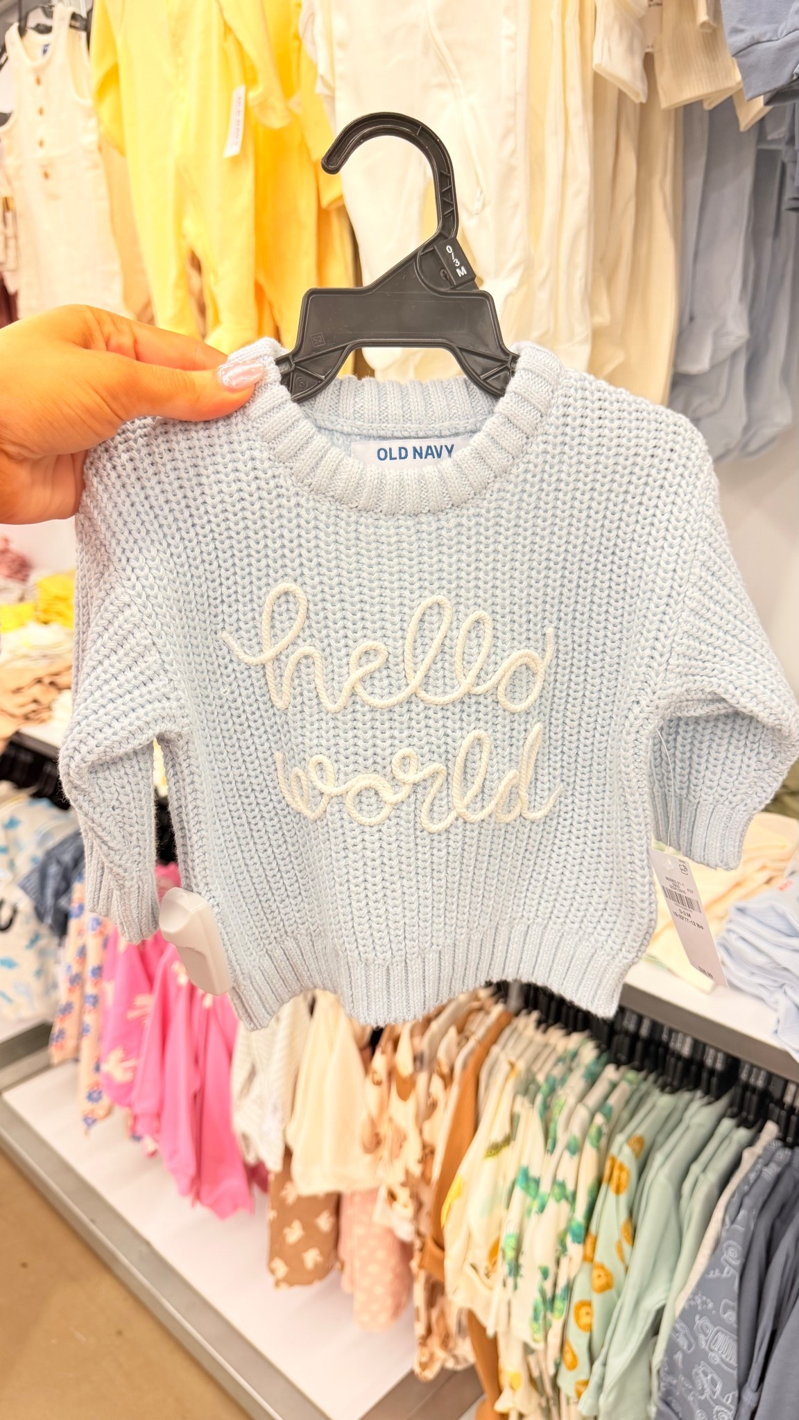 Baby boy hello world sweater 🩵☁️

#LTKmomlife #LTKBaby #LTKKids