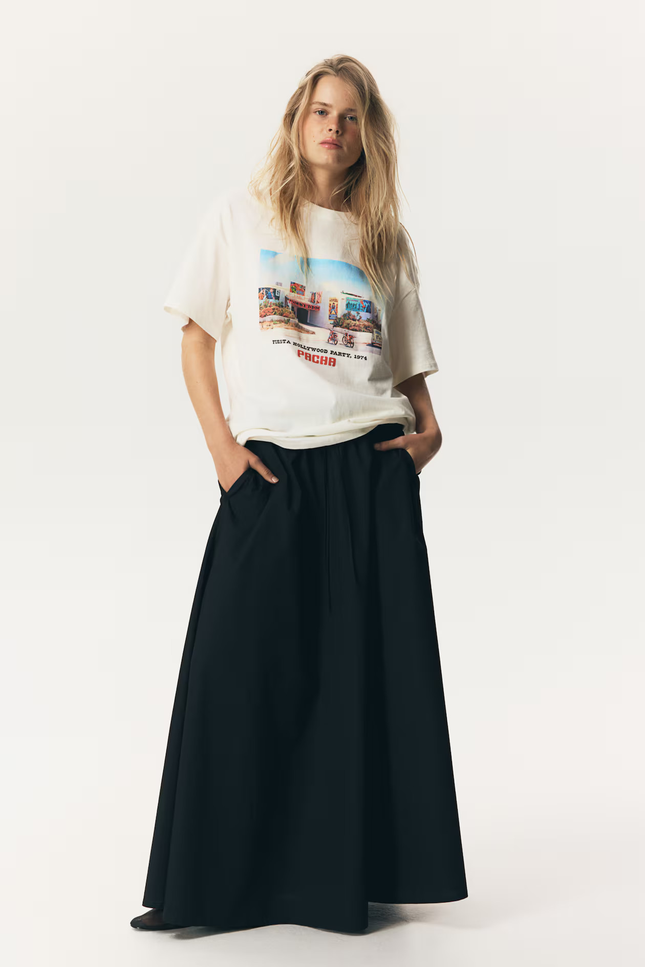 Oversized T-shirt met print | H&M (DE, AT, CH, NL, FI)