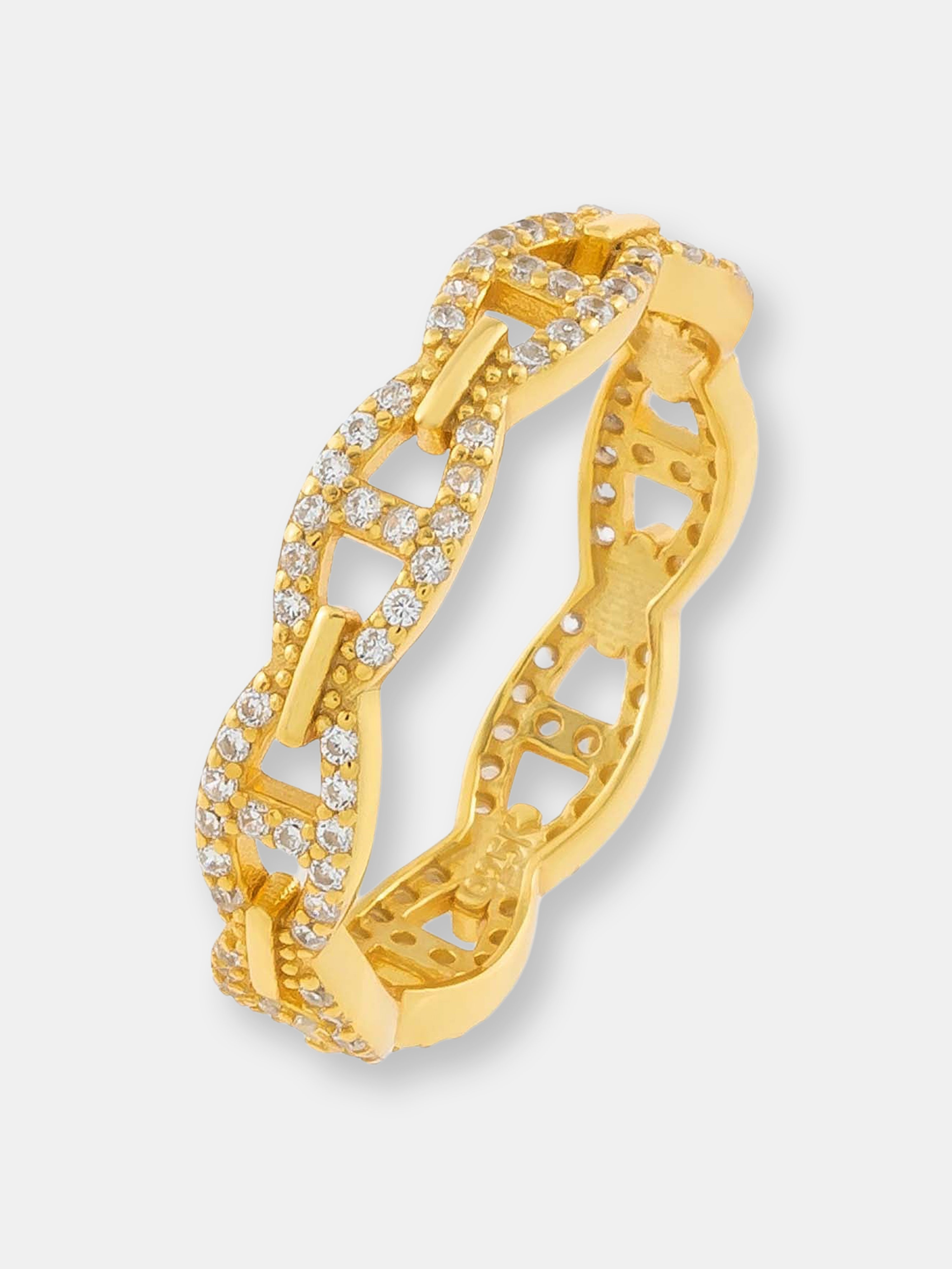 Pavé Mariner Link Ring - 6 - Also in: 9, 8, 7 | Verishop