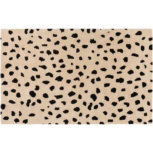 Eliza Rug, Beige/Black | One Kings Lane