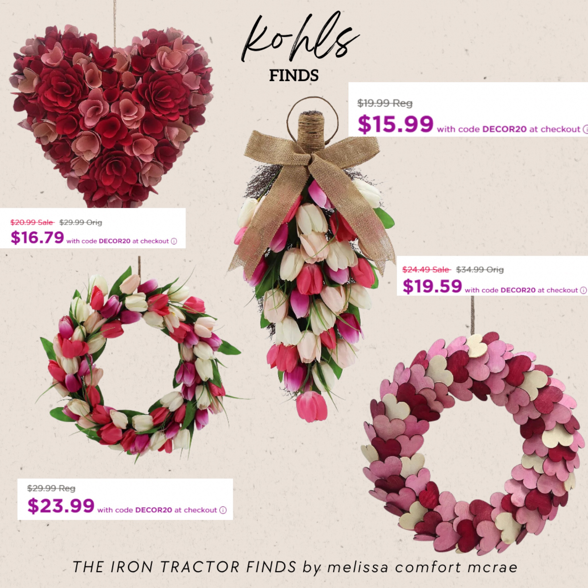 Spring wreaths on sale today @kohls

#LTKHome #LTKSeasonal #LTKSaleAlert