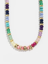 Custom Semi-Precious Bubble Necklace - Multi/Gold | BaubleBar (US)