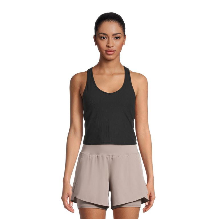 Avia Women's V-Neck Rib Bra, Sizes XS-XXXL | Walmart (US)