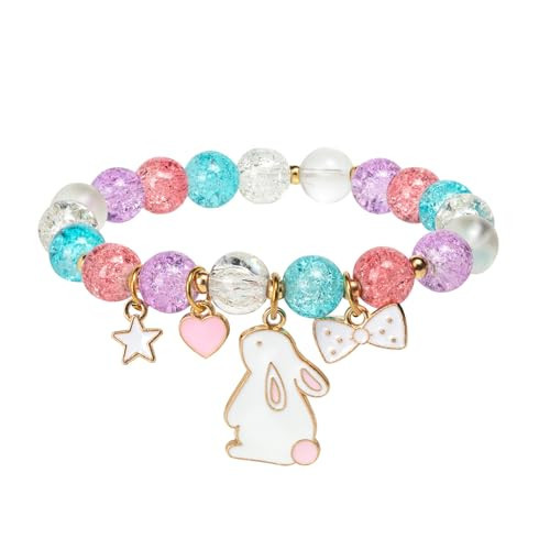 Artinhand Easter Bracelets Basket Stuffers Essentials Egg Fillers Filled For Women 2026 Teens Cute Bunny Charm Decorations Accessories Gifts Rabbit Presents For Adults Female Style | Amazon (US)