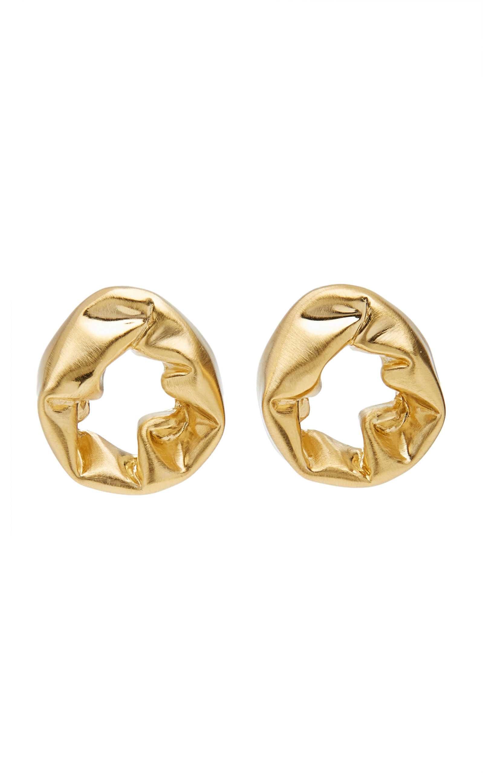 Scrunch 18K Gold Vermeil Earrings | Moda Operandi (Global)