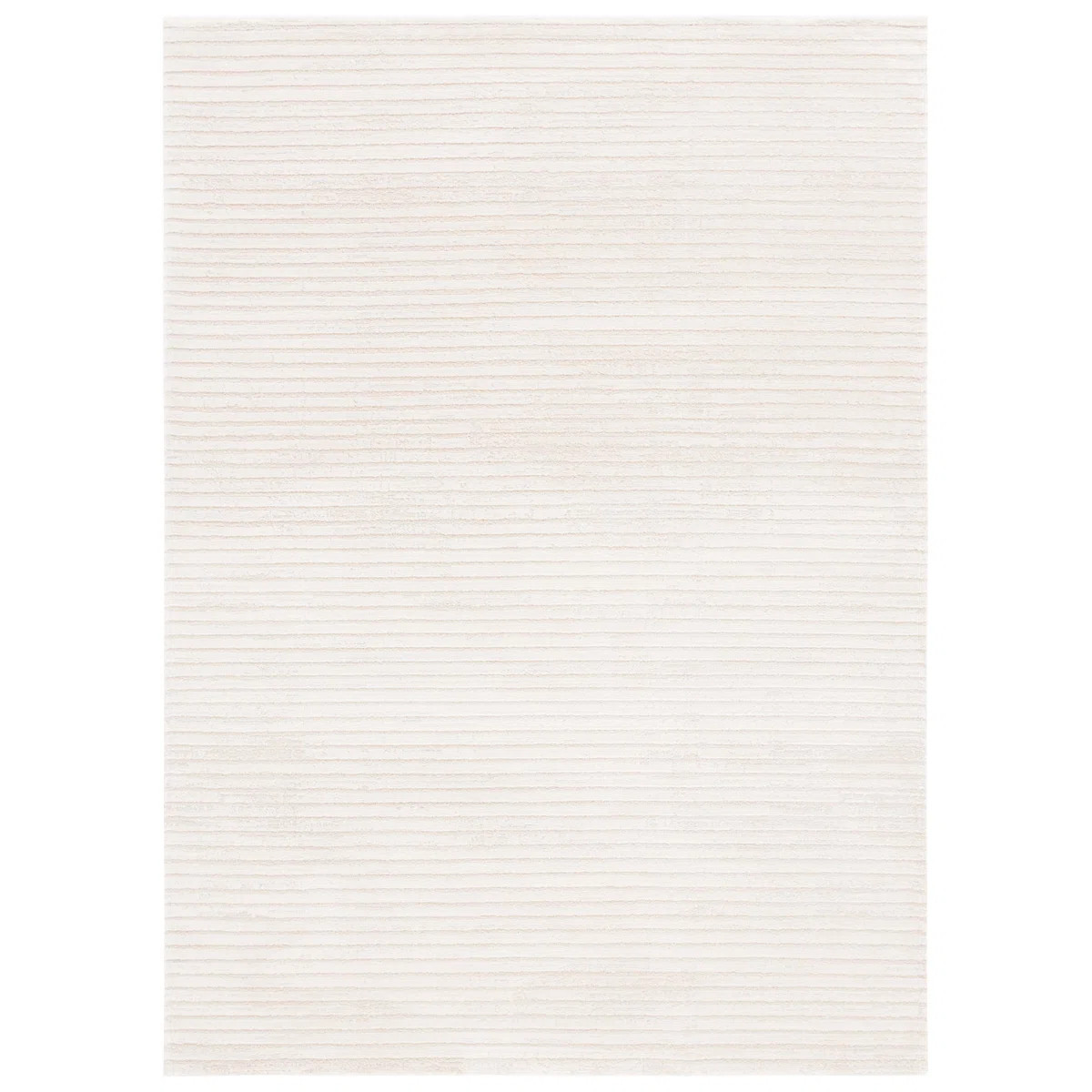 Striped Machine Woven Polypropylene/Polyester/Jute/Sisal Area Rug in Ivory/Beige | Wayfair North America