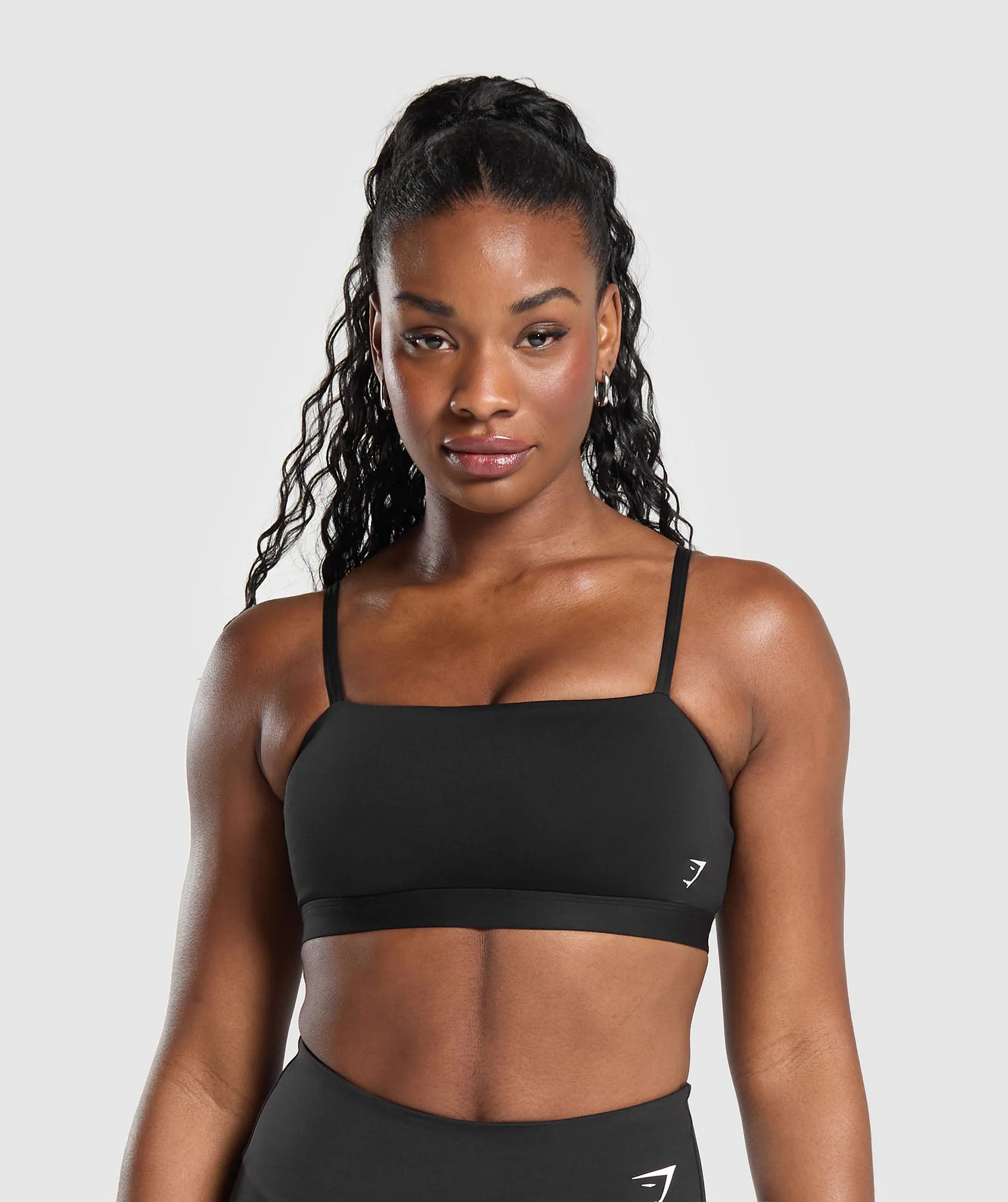 Gymshark Cut Out Bandeau - Black | Gymshark US