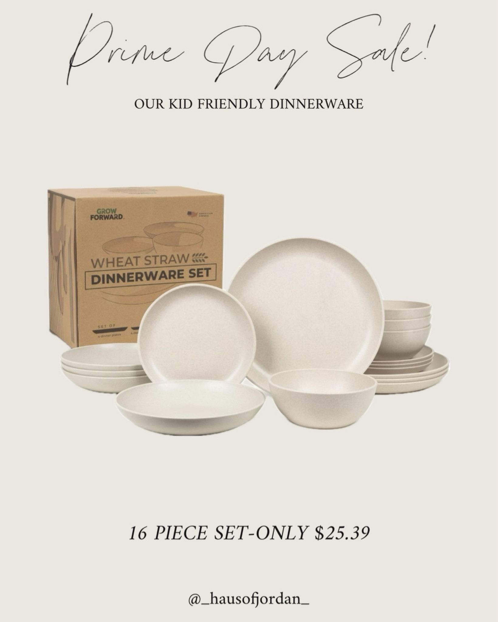 Our kid friendly dinnerware is already affordable & now even cheaper! On sale for $25.39 for a 16 piece set for Prime Day! Non-toxic, dishwasher safe, microwave save, drop safe! 

#LTKHome #LTKSaleAlert #LTKFamily