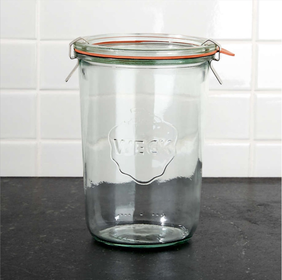 Weck Jars para Fermento Natural