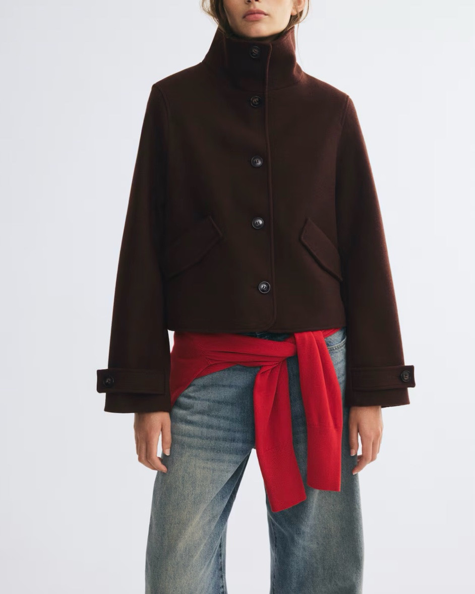 Chocolate brown jacket

#LTKSeasonal