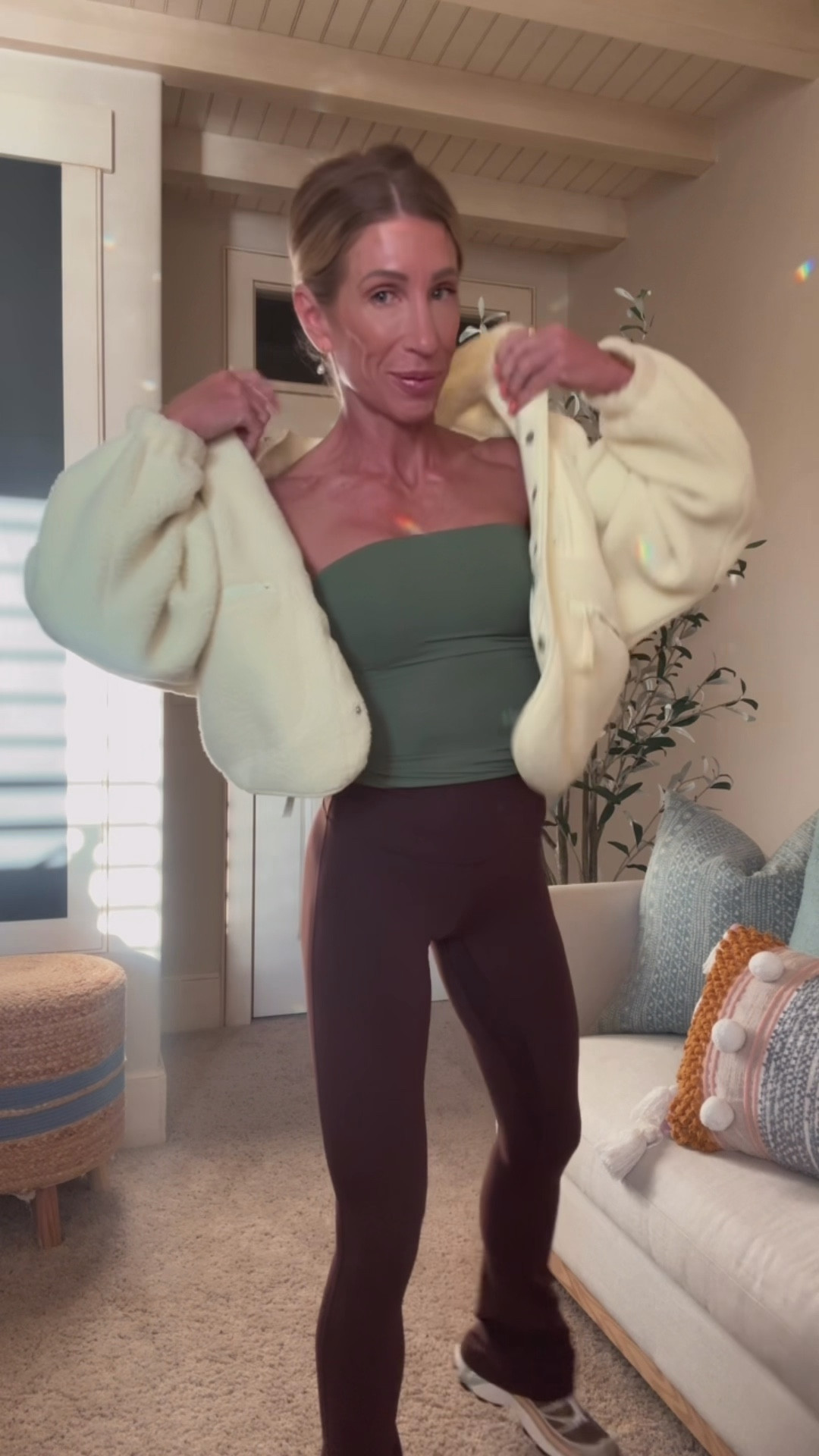 New week! New fit. 
Top xs. Jacket xs. Leggings 2. Shoes tts  

#LTKOver40 #LTKActive #LTKgrwm