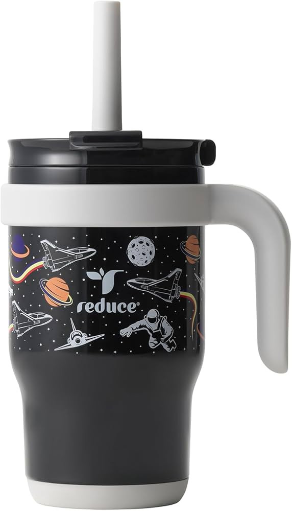 REDUCE 14 Oz Coldee Kids Tumbler with Lid and Straw - Coldee Insulated Travel Mug - Spill-Proof, ... | Amazon (US)
