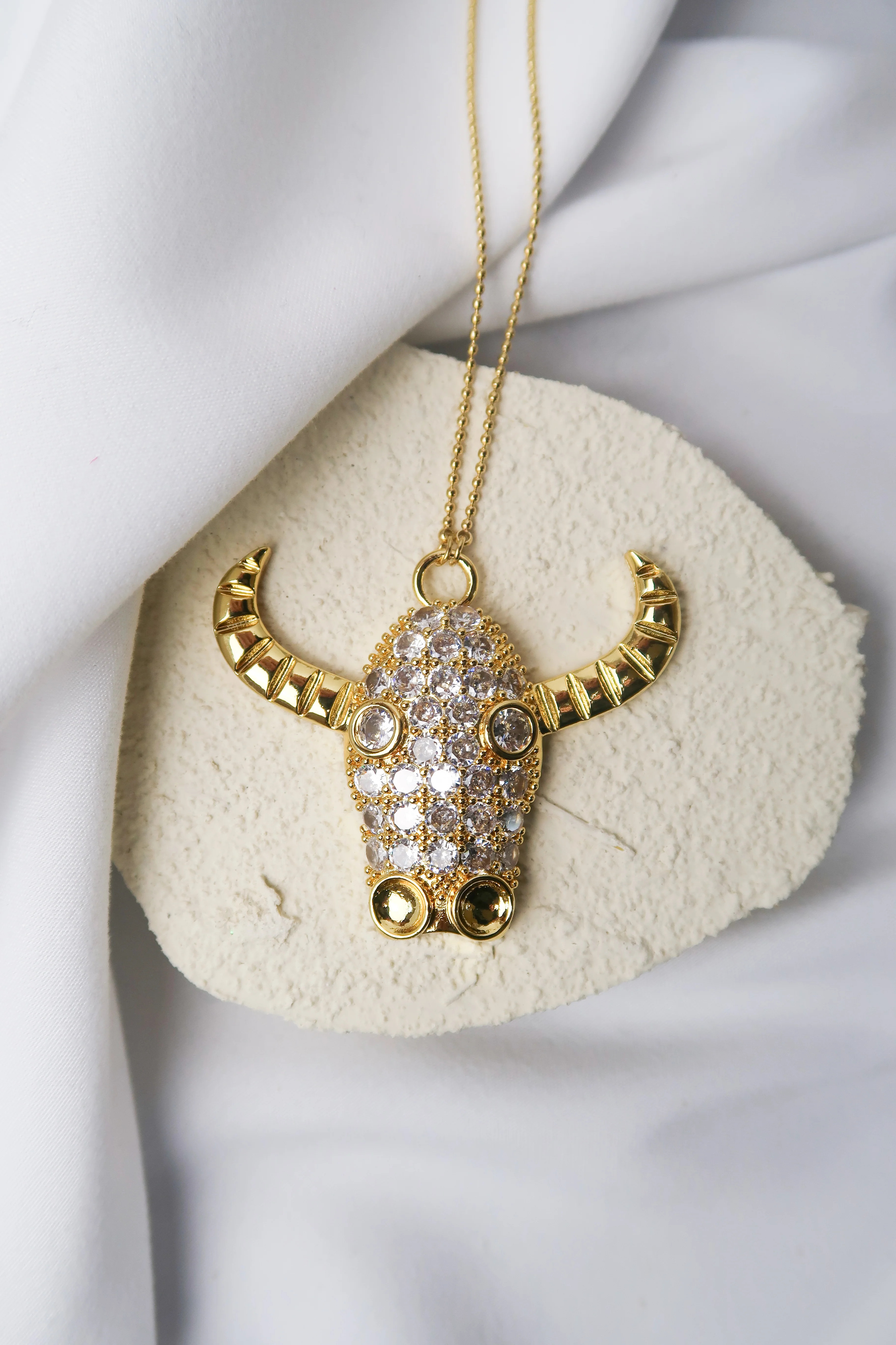 Take Life By The Horns Pendant Necklace | KC Chic Designs