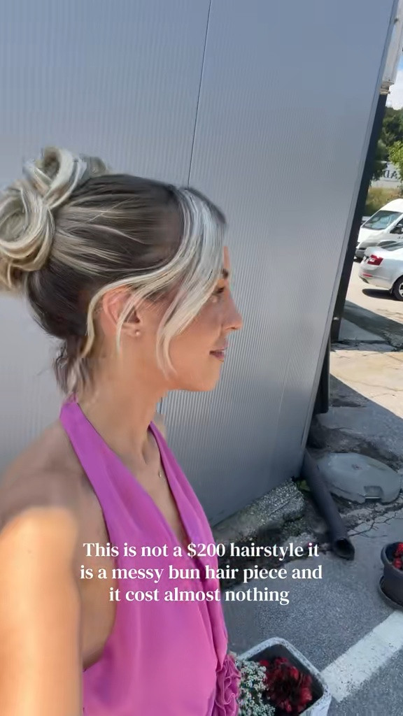 Not an expensive hairstyle just a messy bun hair piece that elevates everything and takes 30 seconds to put in 💛

#LTKbeauty #LTKfindsunder50 #HairPiece #MessyBun #HairHack

#LTKdayinmylife #LTKgrwm #LTKootd