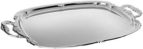Winco CMT-1912 Oblong Tray with Integrated Handle, Chrome | Amazon (US)