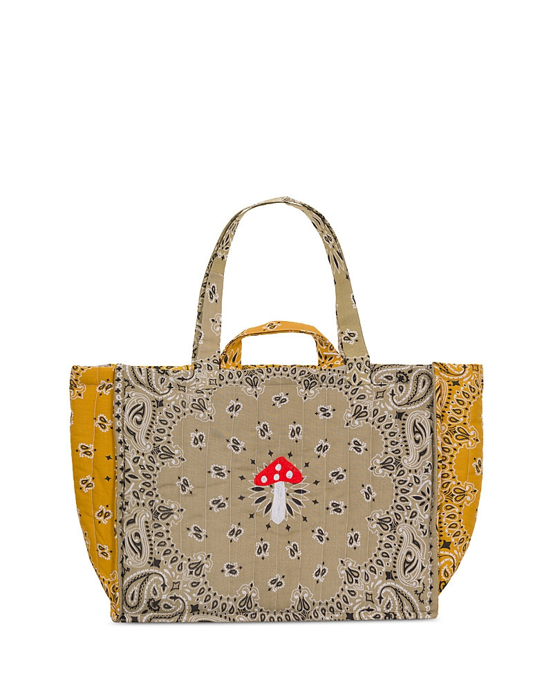 Call it By Your Name Maxi Cabas Matelasse Large Embroidered Mushroom Paisley Cotton Shoulder Bag | Bloomingdale's (US)