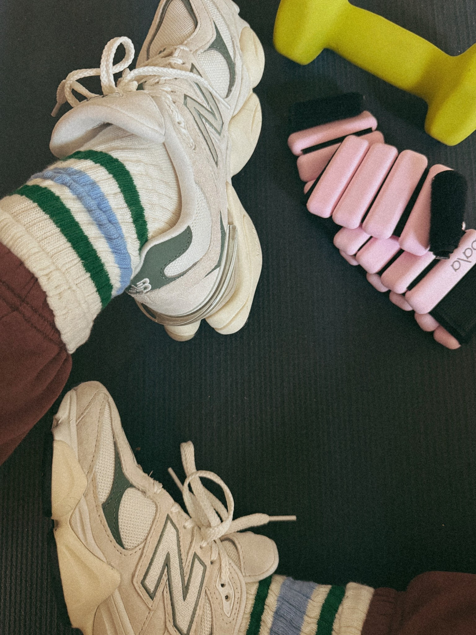 The 🏋🏼‍♀️ essentials! The New Balance 9060 are literally SO comfortable and I did order a half size down than my usual! The Cloud Monsters I wear with my weighted vest on walks are amazing…especially if you get plantar fasciitis🩷 

#LTKActive #LTKShoeCrush