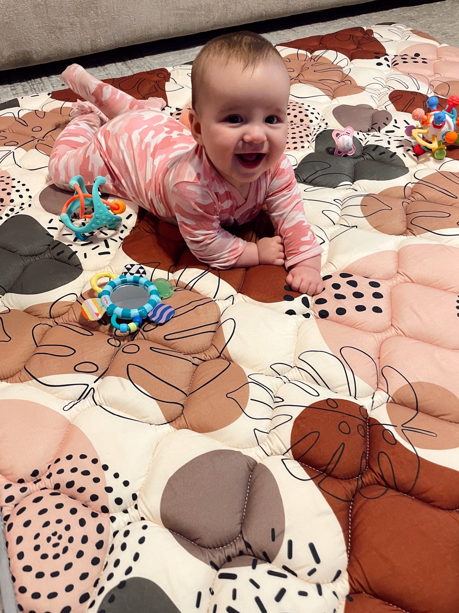 Big play mat that also fits in a play pen! One of my best baby purchases! It’s even thick enough for when she gets crazy with her head🤪

#LTKFindsUnder50 #LTKHome #LTKBaby