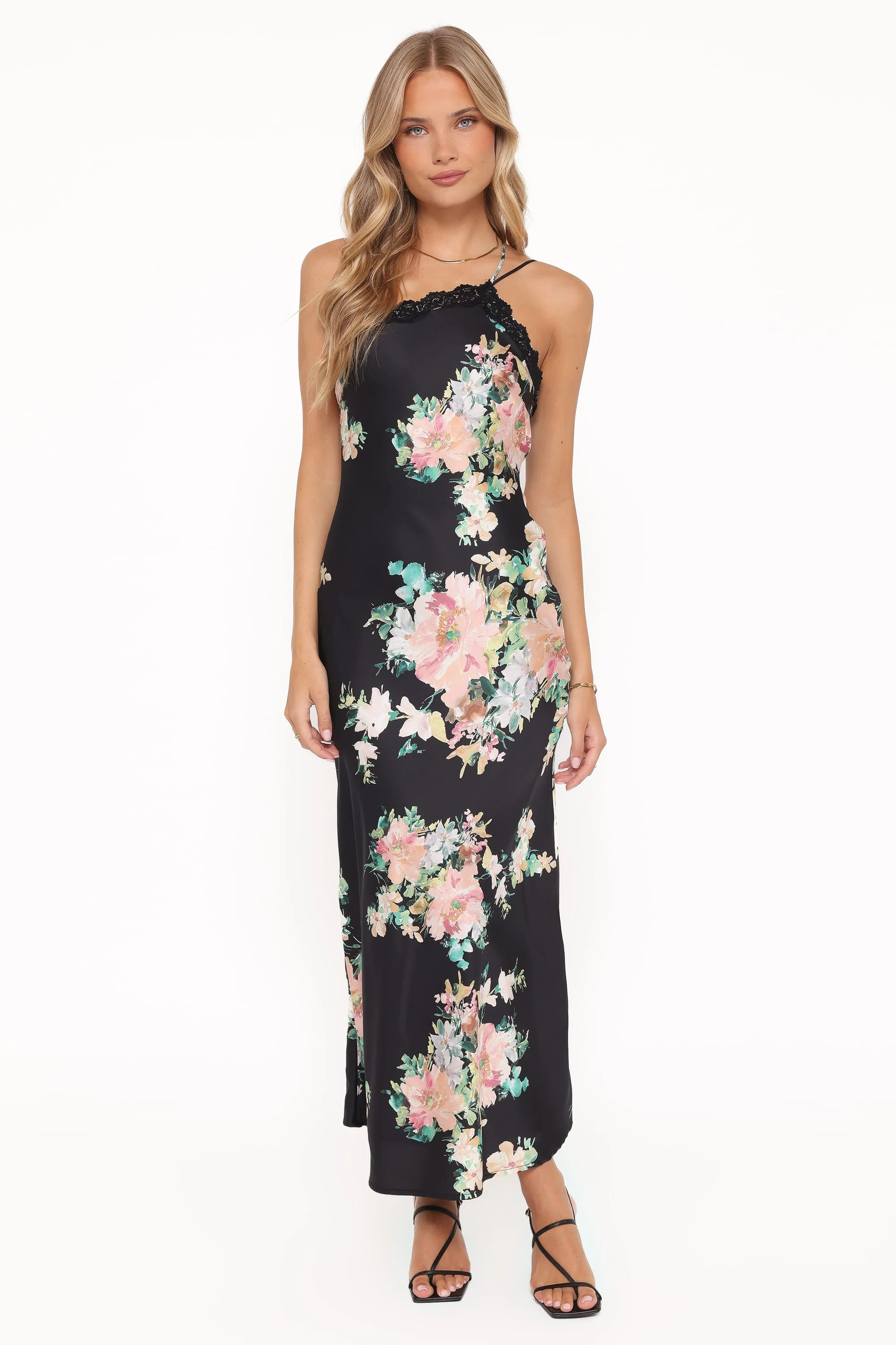 Anika Maxi Dress - Black Floral | Petal & Pup (US)