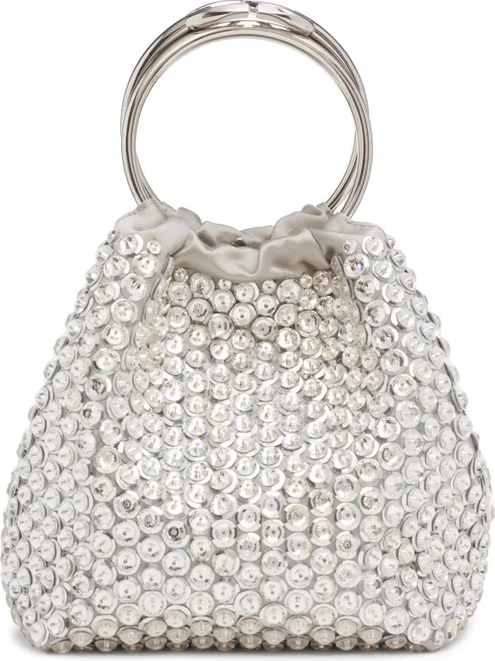 Valentino Garavani Small Carry Secrets Crysal Embellished Bucket Bag | Nordstrom | Nordstrom