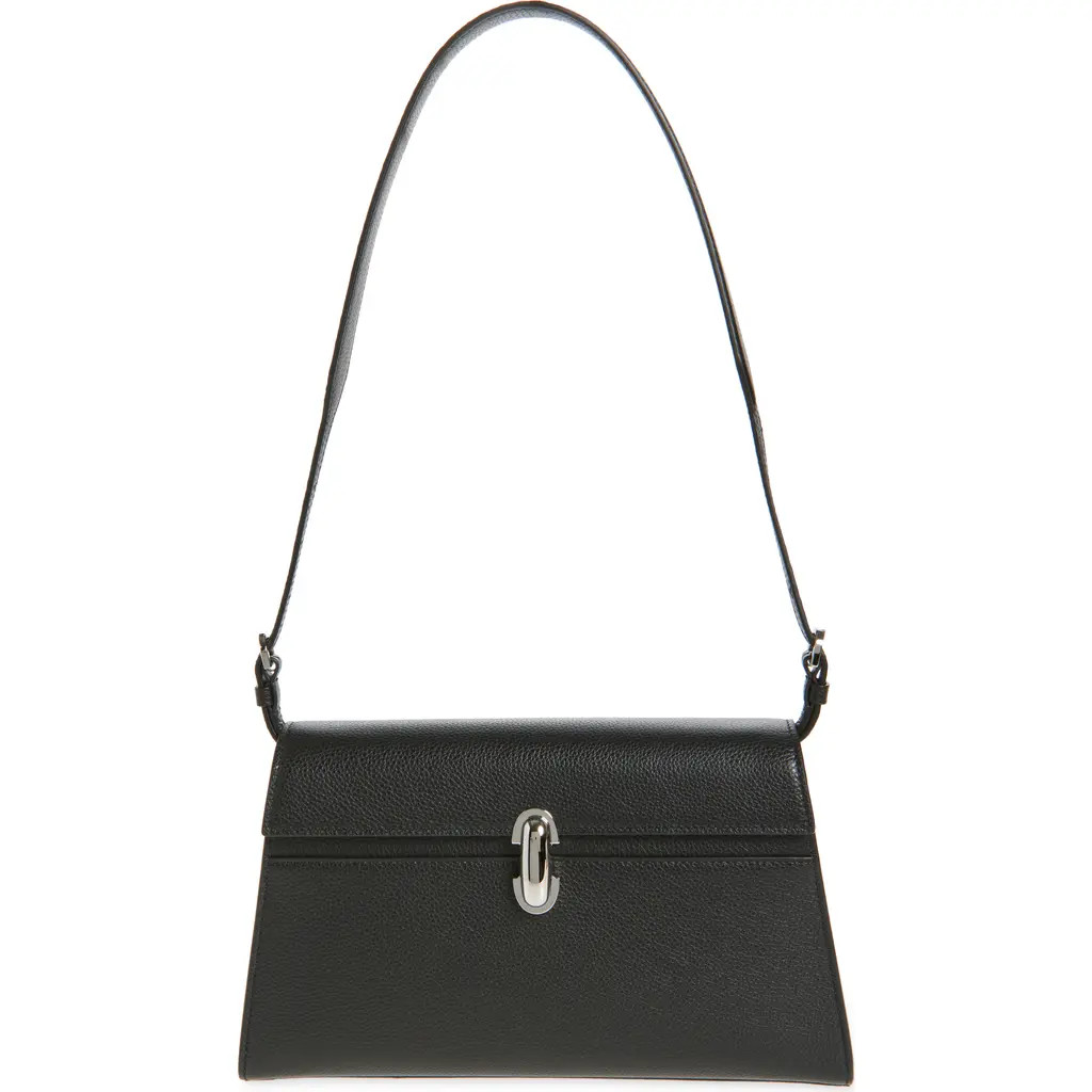 SAVETTE Symmetry Leather Shoulder Bag in Black at Nordstrom | Nordstrom