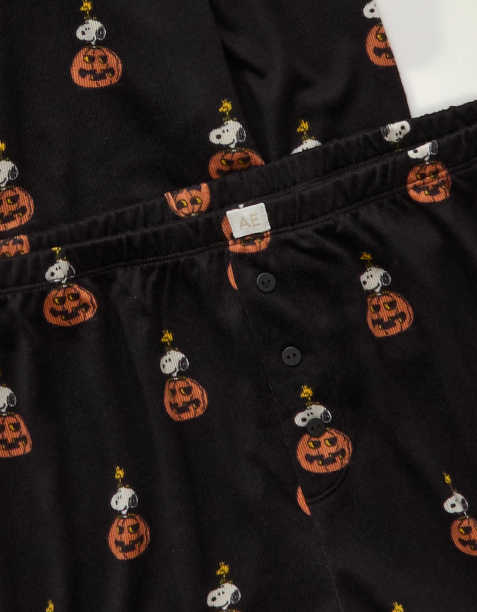 AE Luxe Plush Long Sleeve + Short PJ Set | American Eagle Outfitters (US & CA)