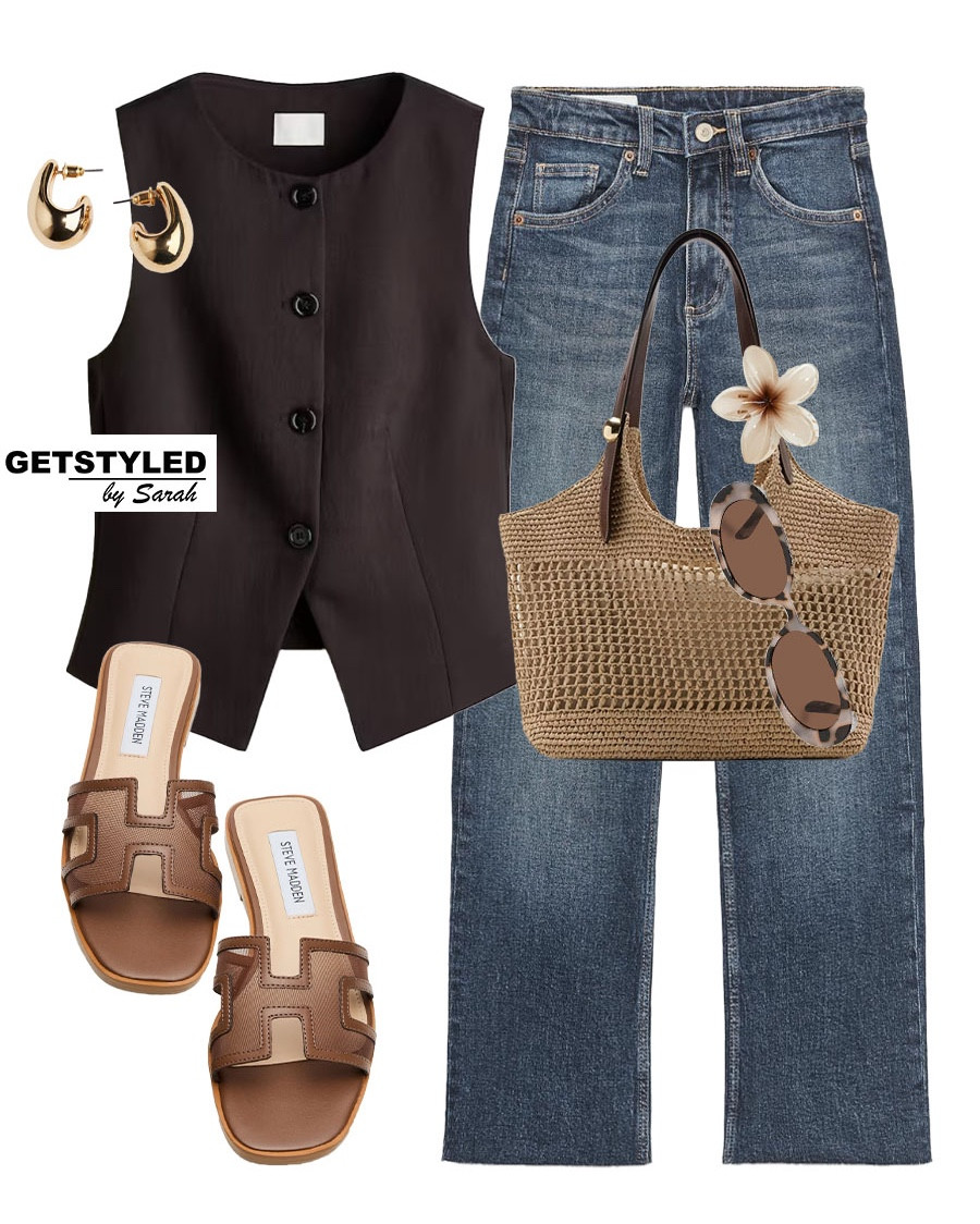 Waistcoat styling 🫶🏼

#waistcoat #styling #springstyle #jeans #sandals

#LTKspring #LTKstyletip #LTKsummer