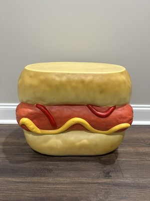 NEW Hot Dog Small Table Stool Tik Tok Viral Food & Drink Bar Decor  | eBay | eBay US