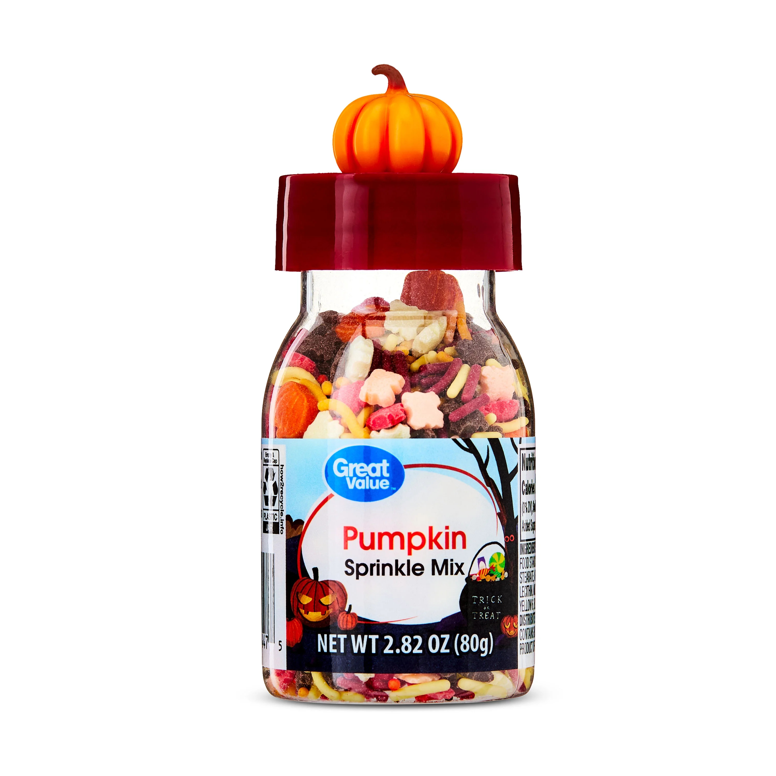 Great Value Orange Pumpkin Sprinkles, 2.82 oz | Walmart (US)
