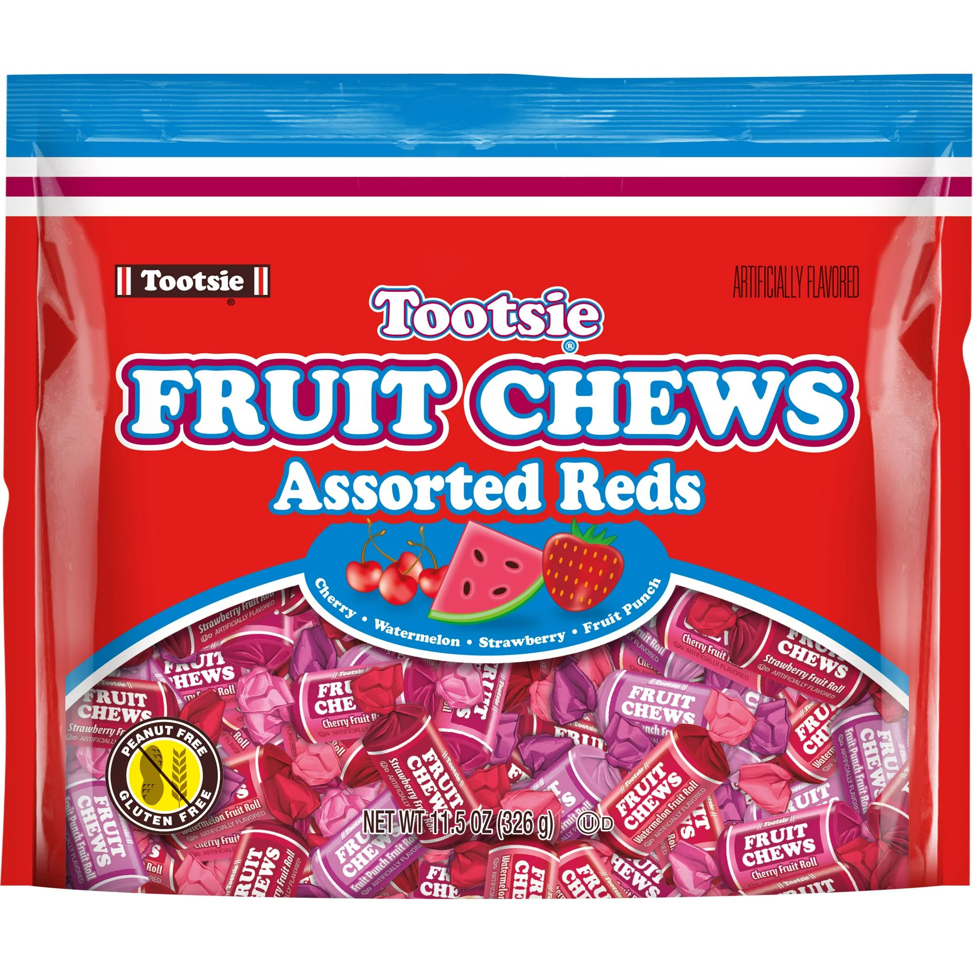 Tootsie Fruit Chew All Reds, Assorted Flavors, 11.5 Oz | Walmart (US)