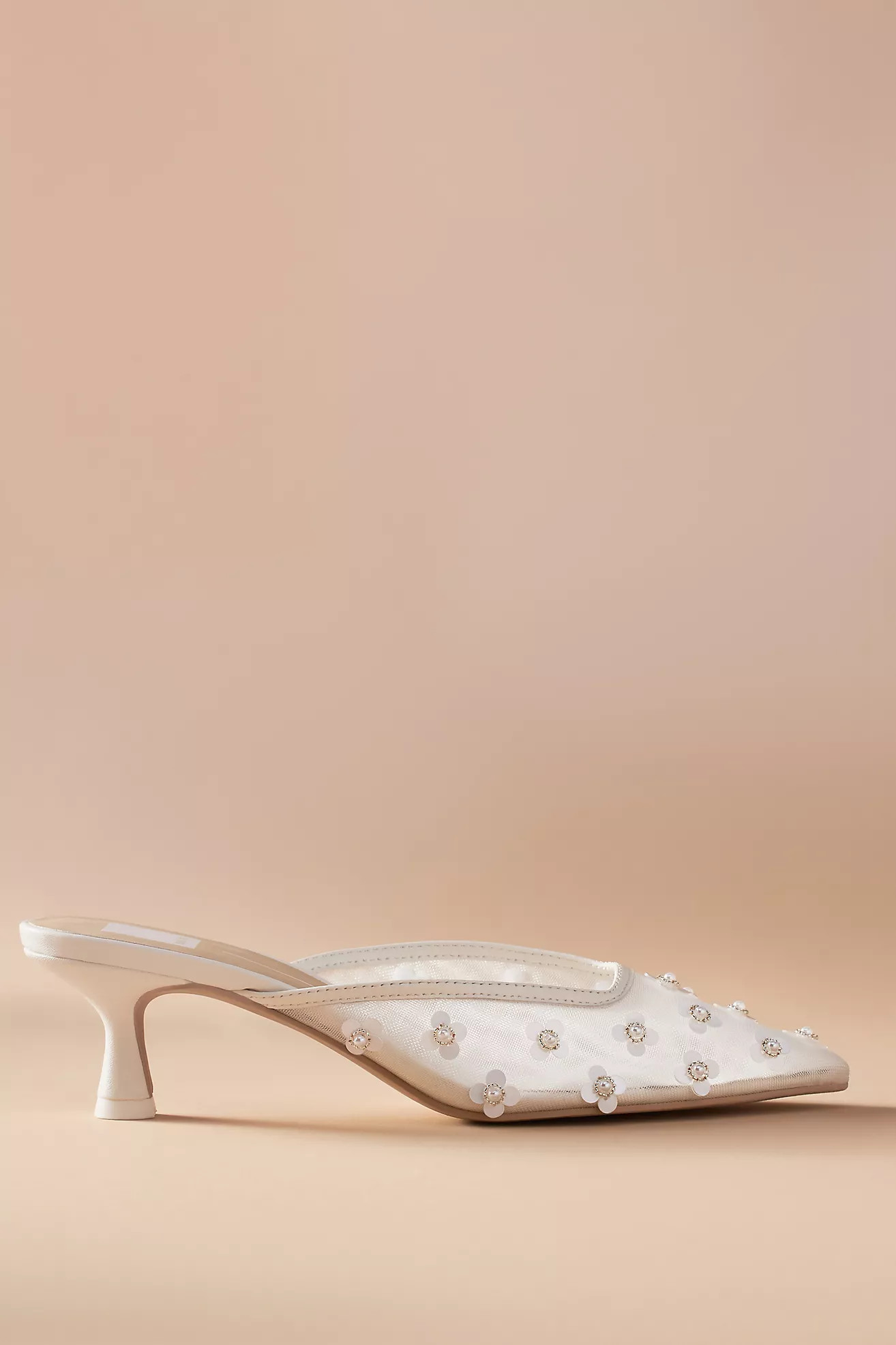 Dolce Vita Clara Pearl Kitten-Heel Mules | Anthropologie (US)