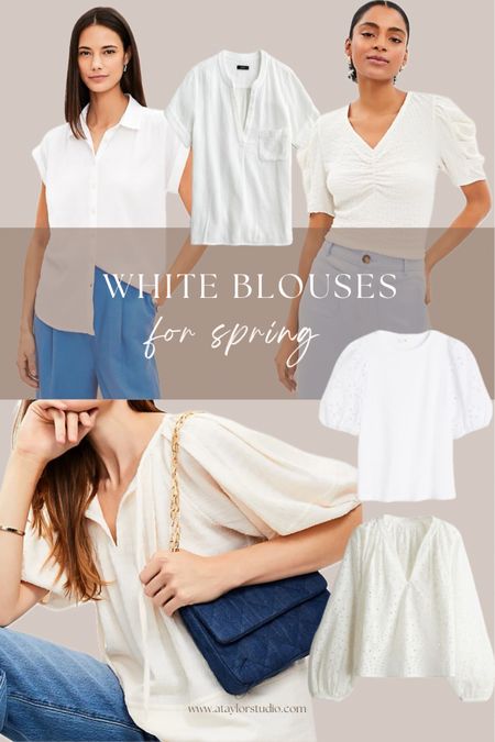 A crisp white blouse is the best way to usher in a new season! Extra femininity and ruffles for springtime, please ✨🤍