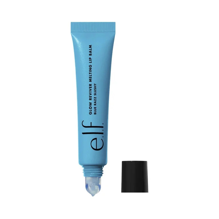 e.l.f. Glow Reviver Melting Lip Balm, Blue Raspberry, 0.52oz | Walmart (US)