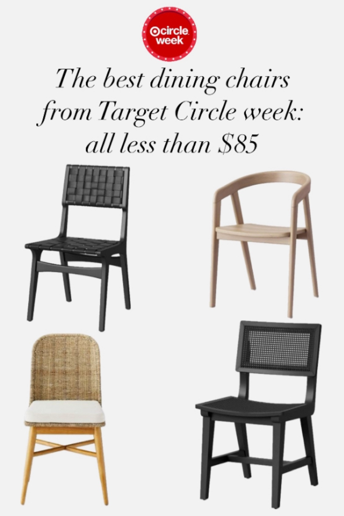Circle Week is a great time to buy these beautiful, highly rated dining chair options🩷

Kitchen inspo, look for less, dining chairs, interior design, circle week, deal, home decor, dining room inspo, home

#LTKSummerSales #LTKHome #LTKFindsUnder100
