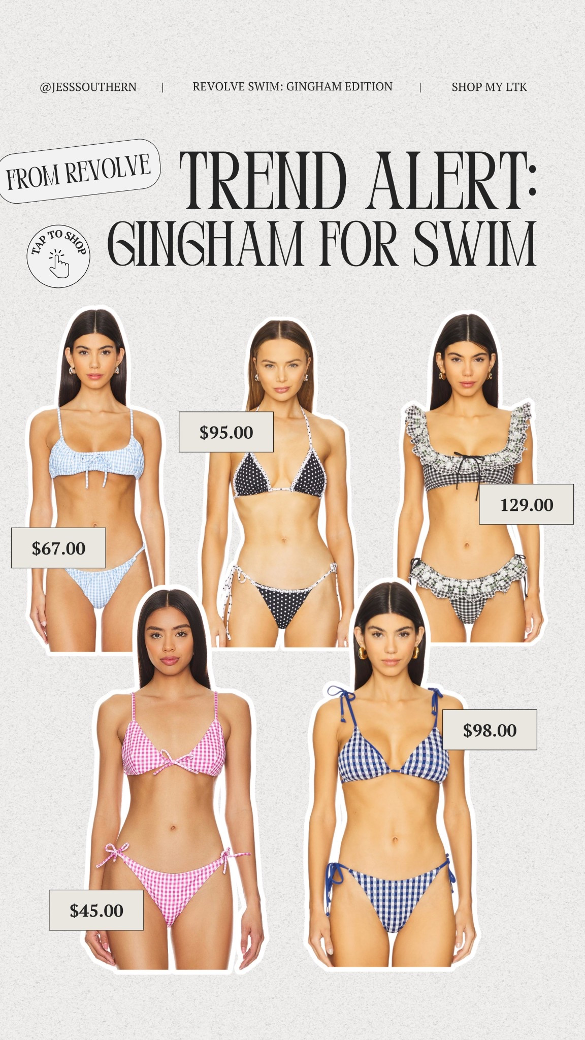 I can’t get enough of gingham this summer! ❤️💙 

#LTKSummerEdit #LTKSeasonal #LTKSwim