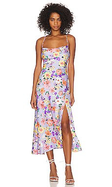 ASTR the Label Gaia Dress in Periwinkle Floral from Revolve.com | Revolve Clothing (Global)
