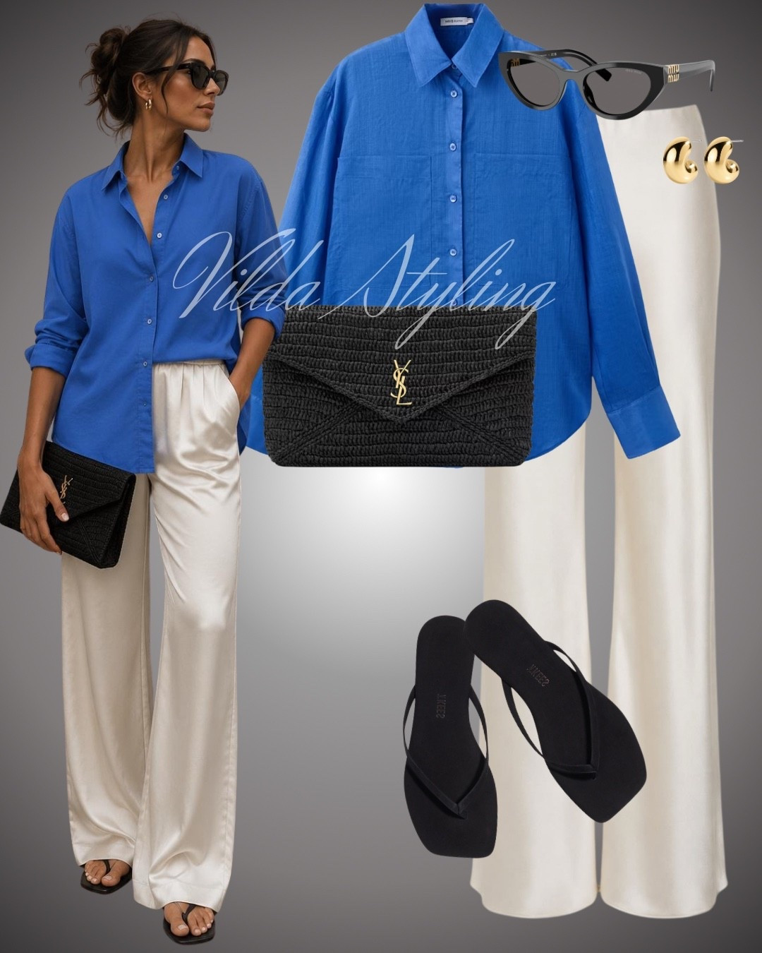 Making a statement in vibrant cobalt blue and crisp cream. 💙✨ The ultimate high-contrast summer look.
#summerstyle #boldcolors #quietluxury #LTKsummer #LTKitbag #LTKshoes

#LTKsummer #LTKstyletip #LTKbag