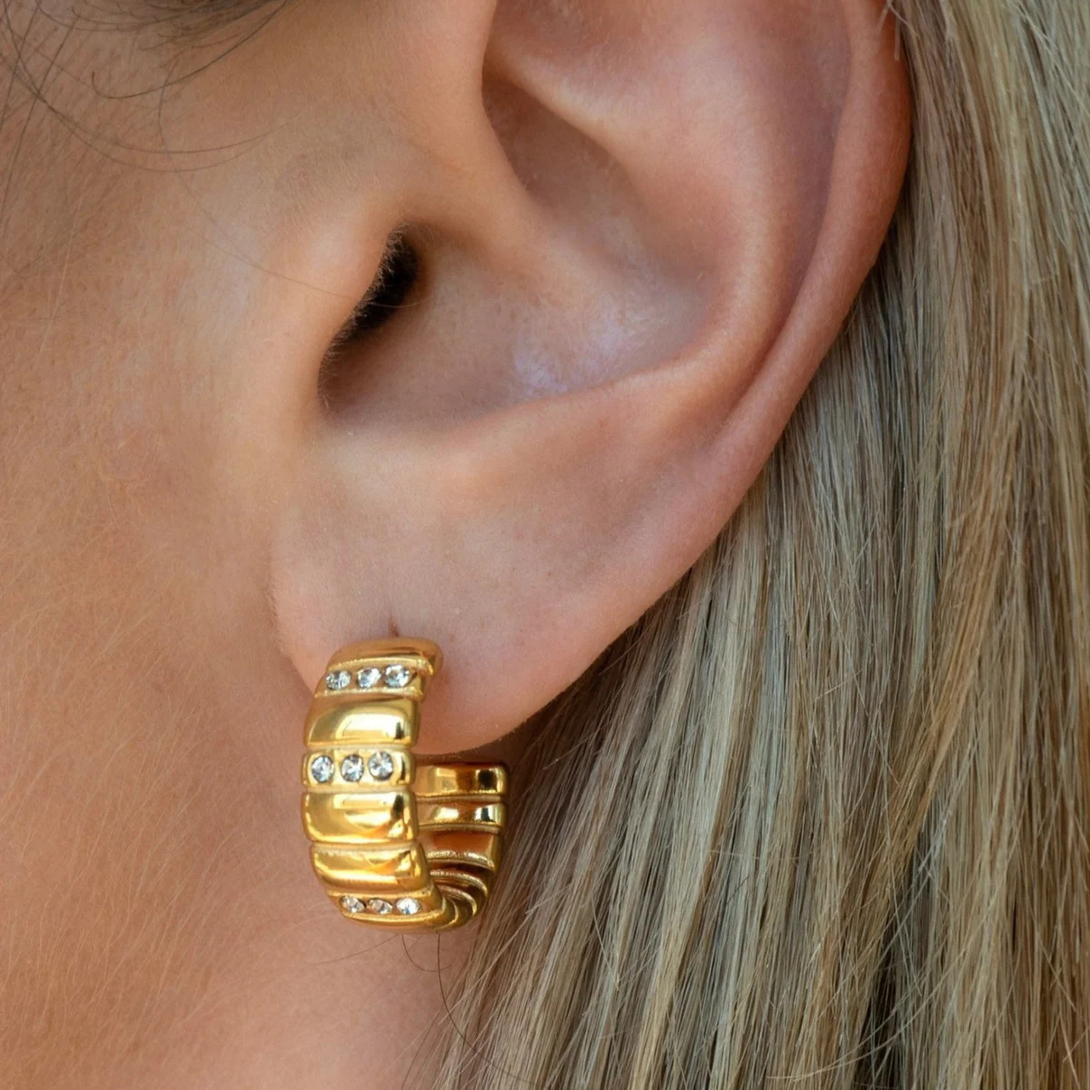 Evie Hoops | JacqMaria Jewelry