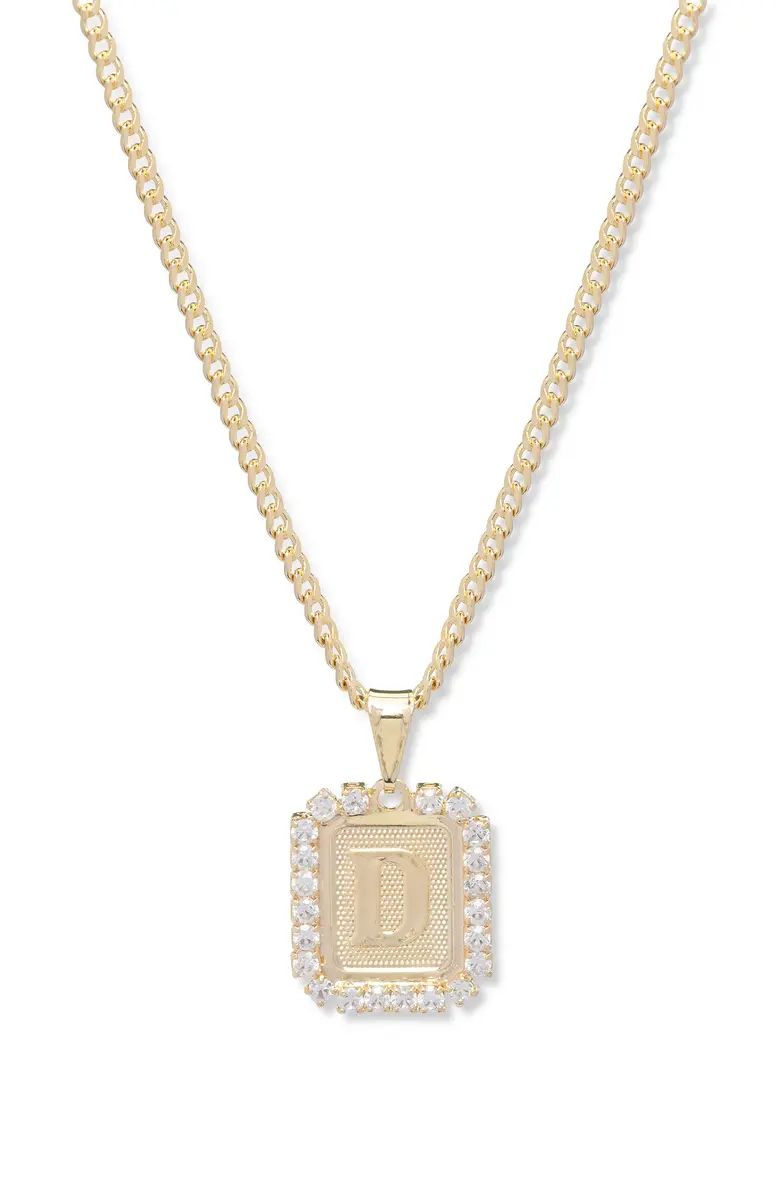 Royal Initial Card Necklace | Nordstrom