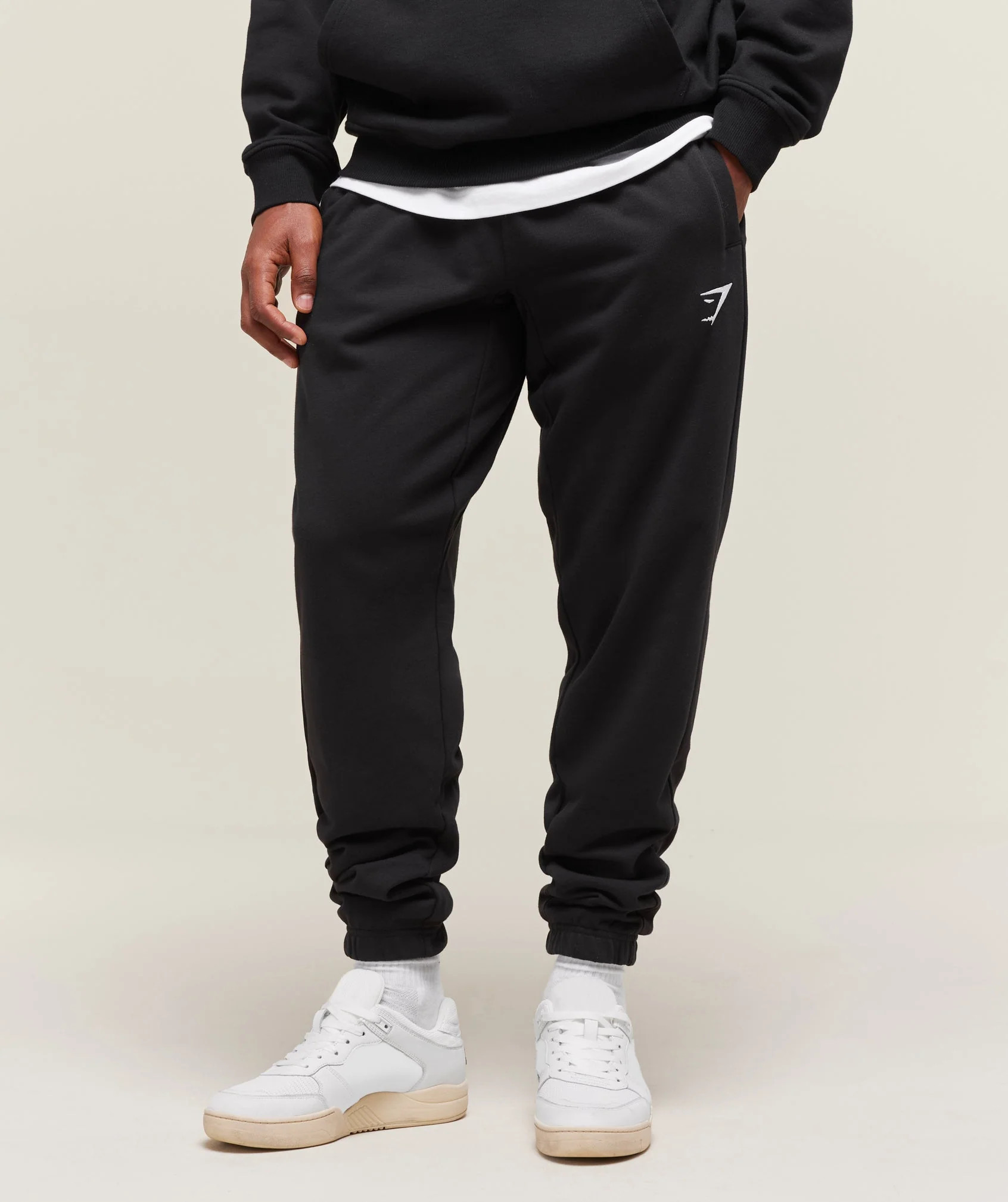 Gymshark Essential Oversized Joggers - Black | Gymshark US