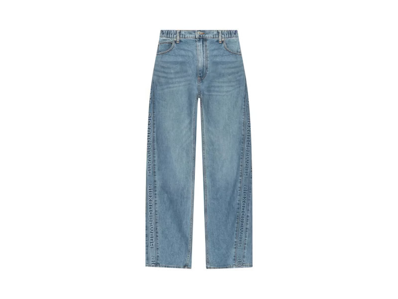 Alexander Wang Logo Emboss Side Panels Balloon Jogger Vintage Light Indigo | StockX